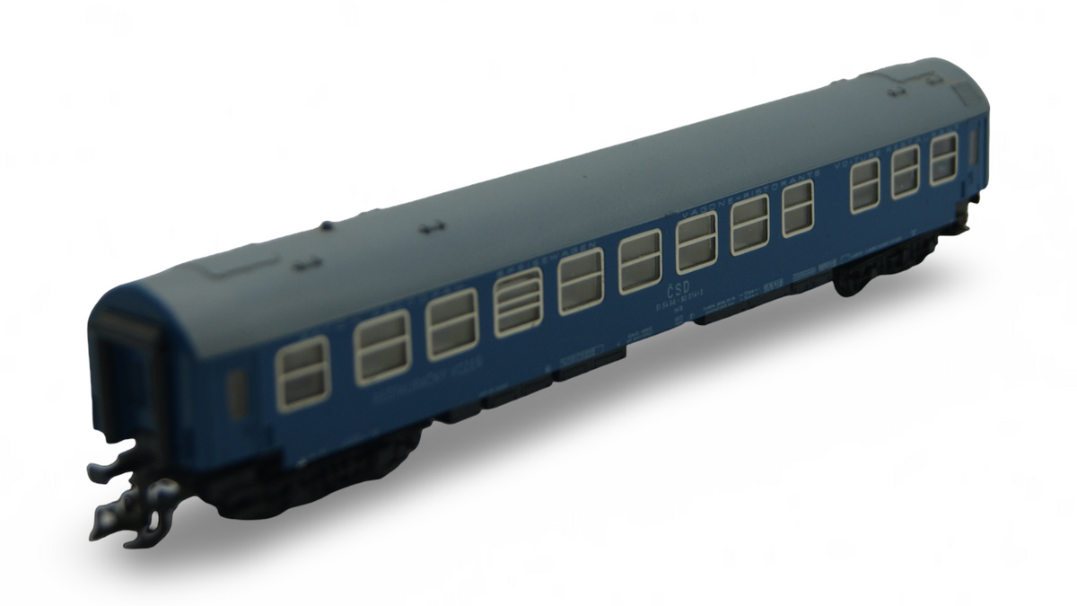 BTTB 3711 ČSD Speisewagen WR „REŠTAURAČNÝ VOZEŇ“ blau TT 1:120