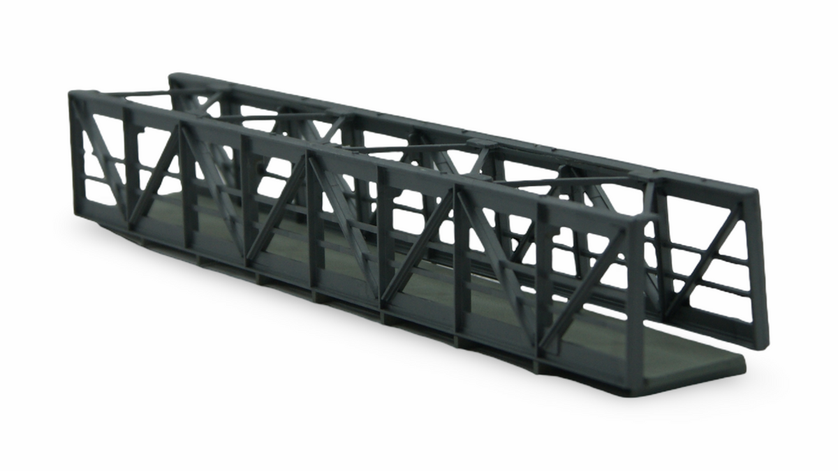 VEB Plasticart Fachwerkbrücke grau TT 1:120 DDR Modellbahn