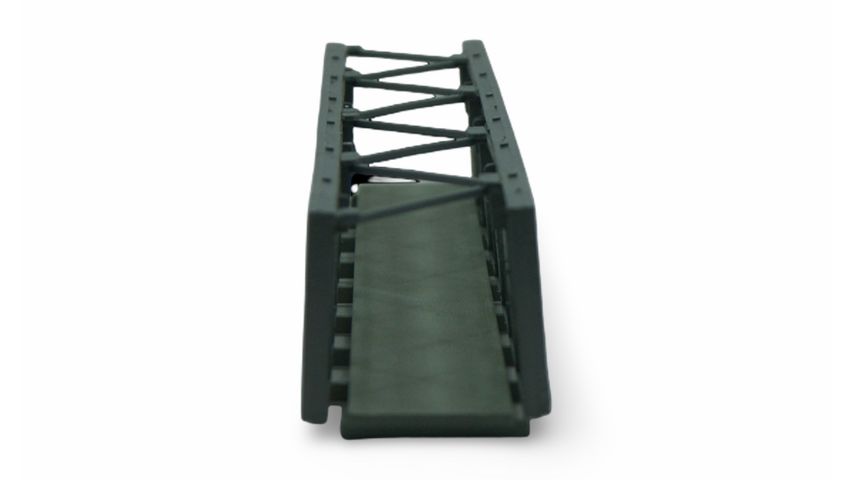 VEB Plasticart Fachwerkbrücke grau TT 1:120 DDR Modellbahn