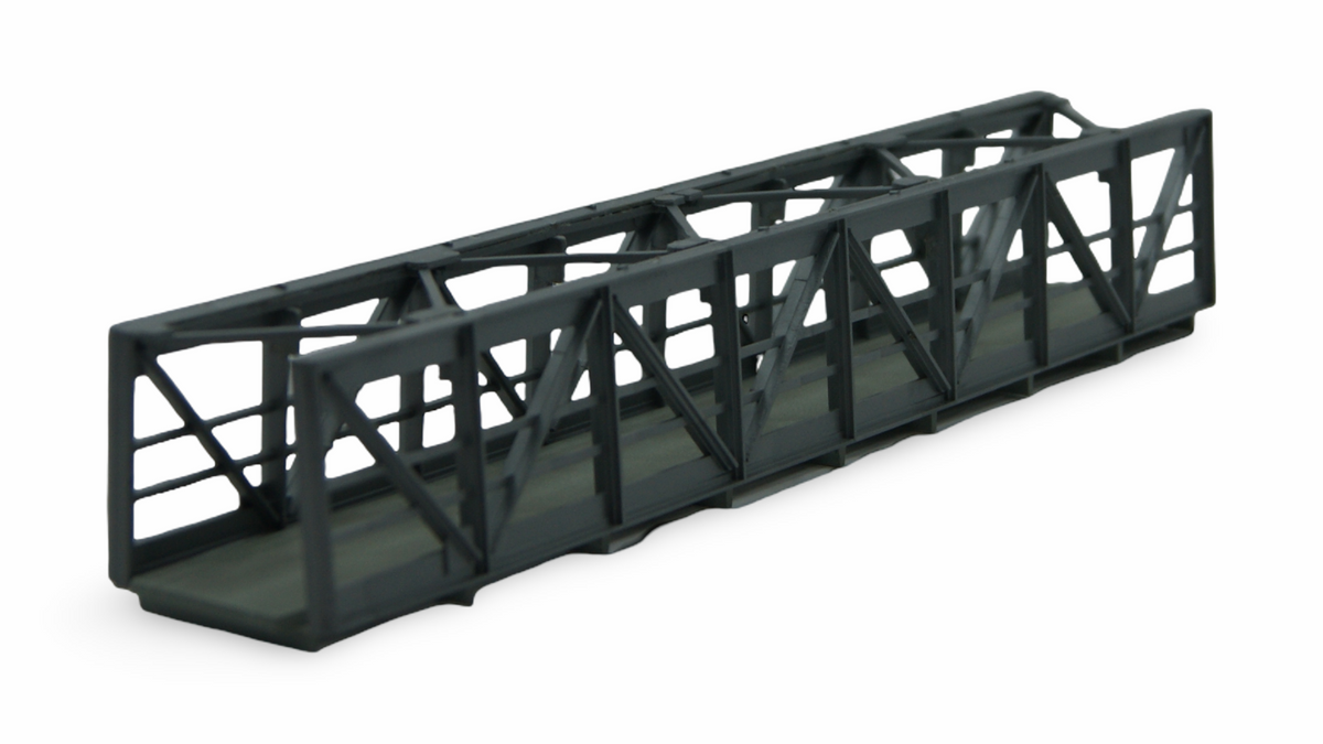 VEB Plasticart Fachwerkbrücke grau TT 1:120 DDR Modellbahn