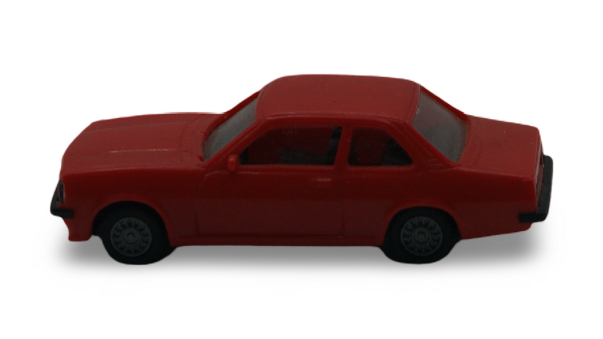 Euromodell Opel Ascona C Limousine rot H0 1:87