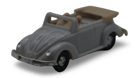 EKO VW Käfer Cabriolet Grau 1:87 H0 Vintage Modellauto Made in Spain