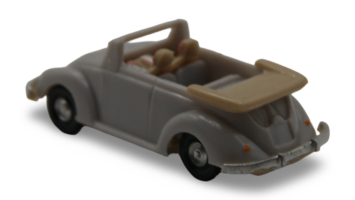 EKO VW Käfer Cabriolet Grau 1:87 H0 Vintage Modellauto Made in Spain