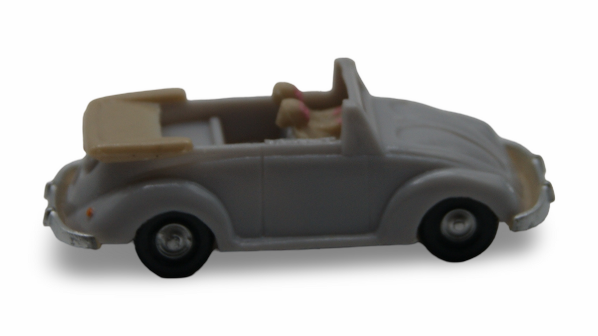 EKO VW Käfer Cabriolet Grau 1:87 H0 Vintage Modellauto Made in Spain