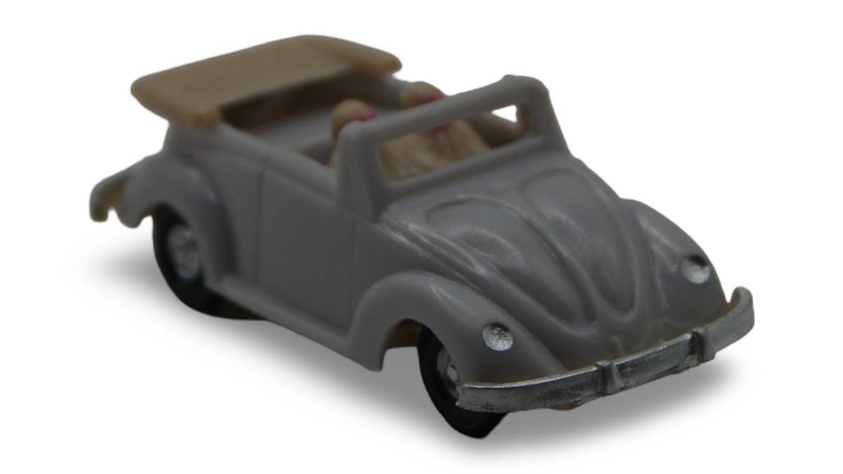 EKO VW Käfer Cabriolet Grau 1:87 H0 Vintage Modellauto Made in Spain