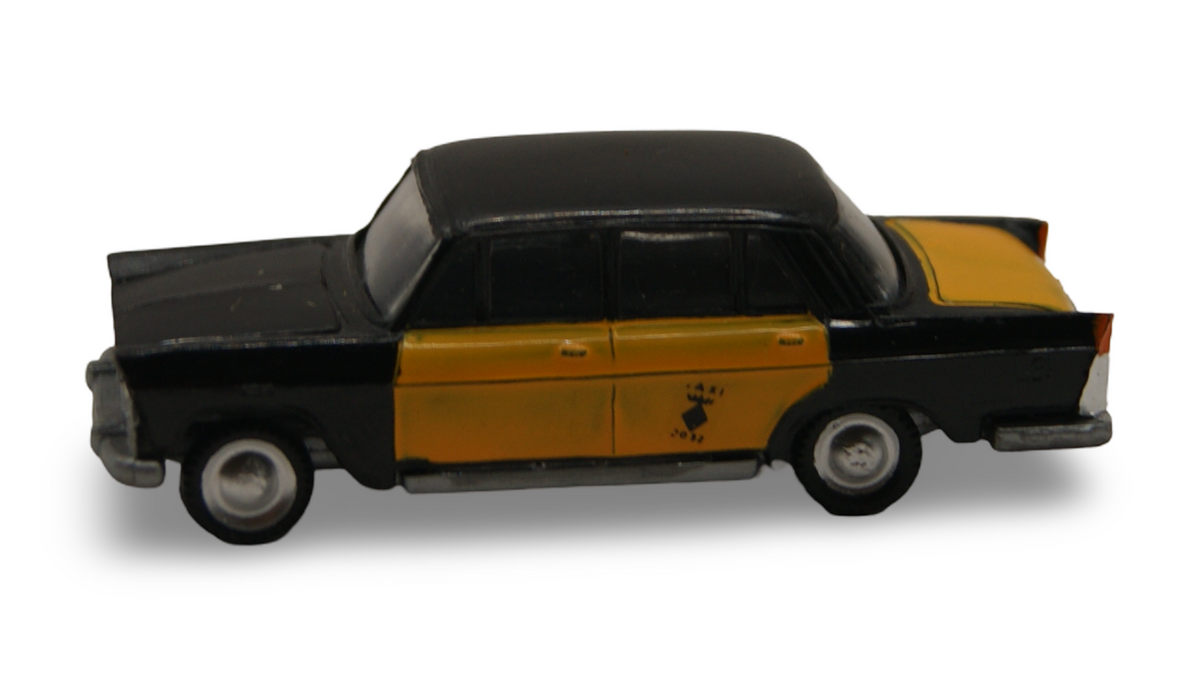 EKO Seat 1500 Taxi Barcelona Schwarz Gelb 1:87 H0 Vintage Made in Spain