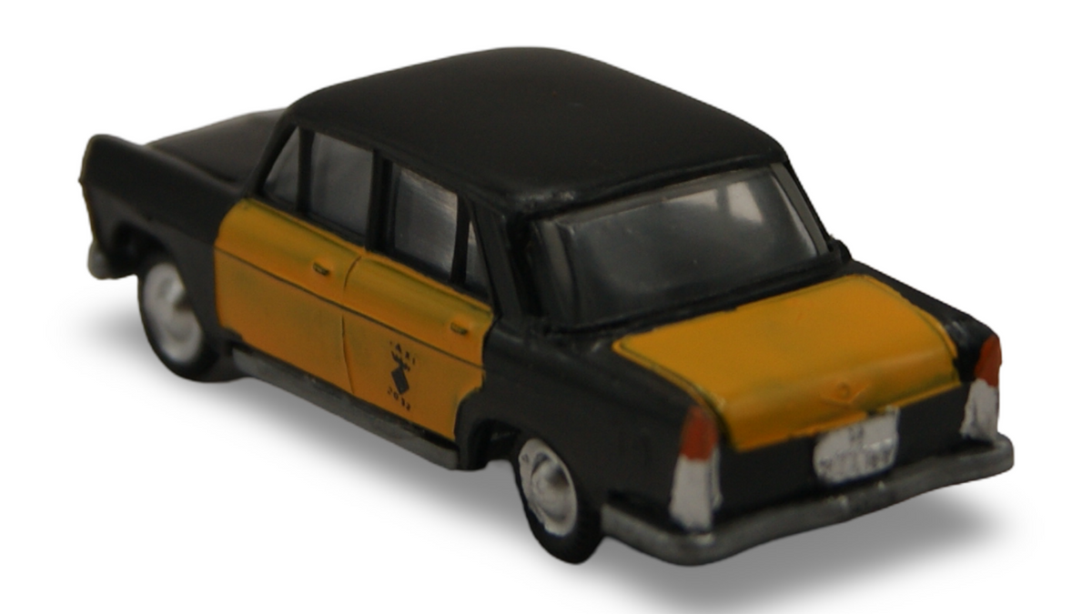 EKO Seat 1500 Taxi Barcelona Schwarz Gelb 1:87 H0 Vintage Made in Spain