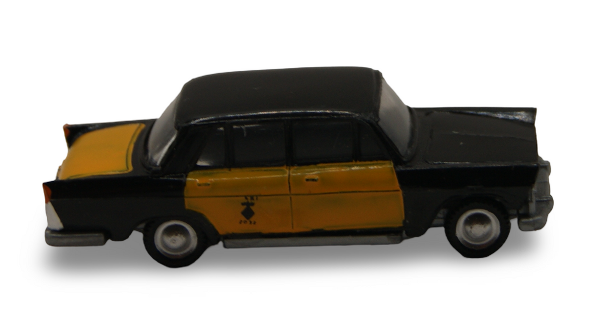EKO Seat 1500 Taxi Barcelona Schwarz Gelb 1:87 H0 Vintage Made in Spain