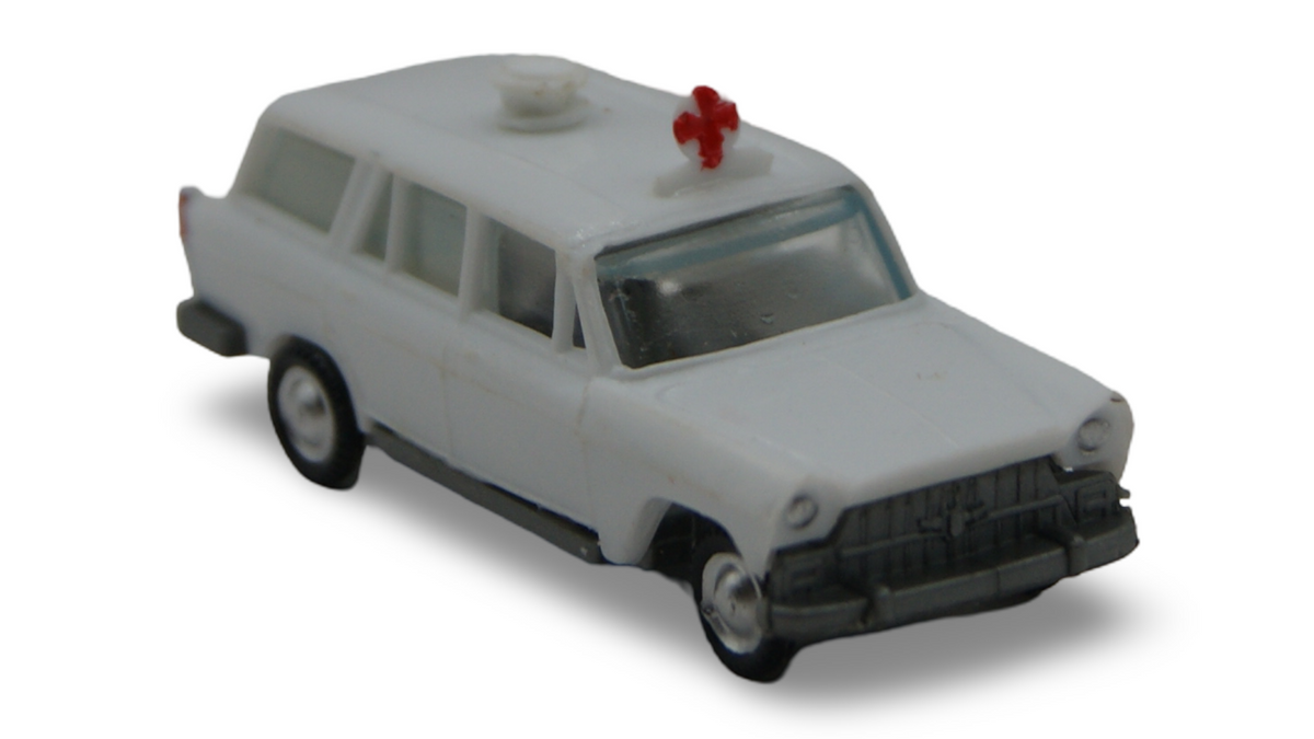EKO 2041 Fiat 1800 Familiare Ambulanz Weiß 1:87 H0 Vintage Made in Spain