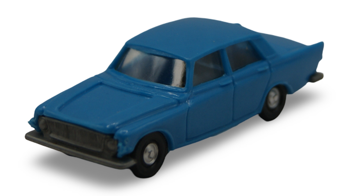 EKO Seat 1400 C Limousine Blau 1:87 H0 Vintage Modellauto Made in Spain
