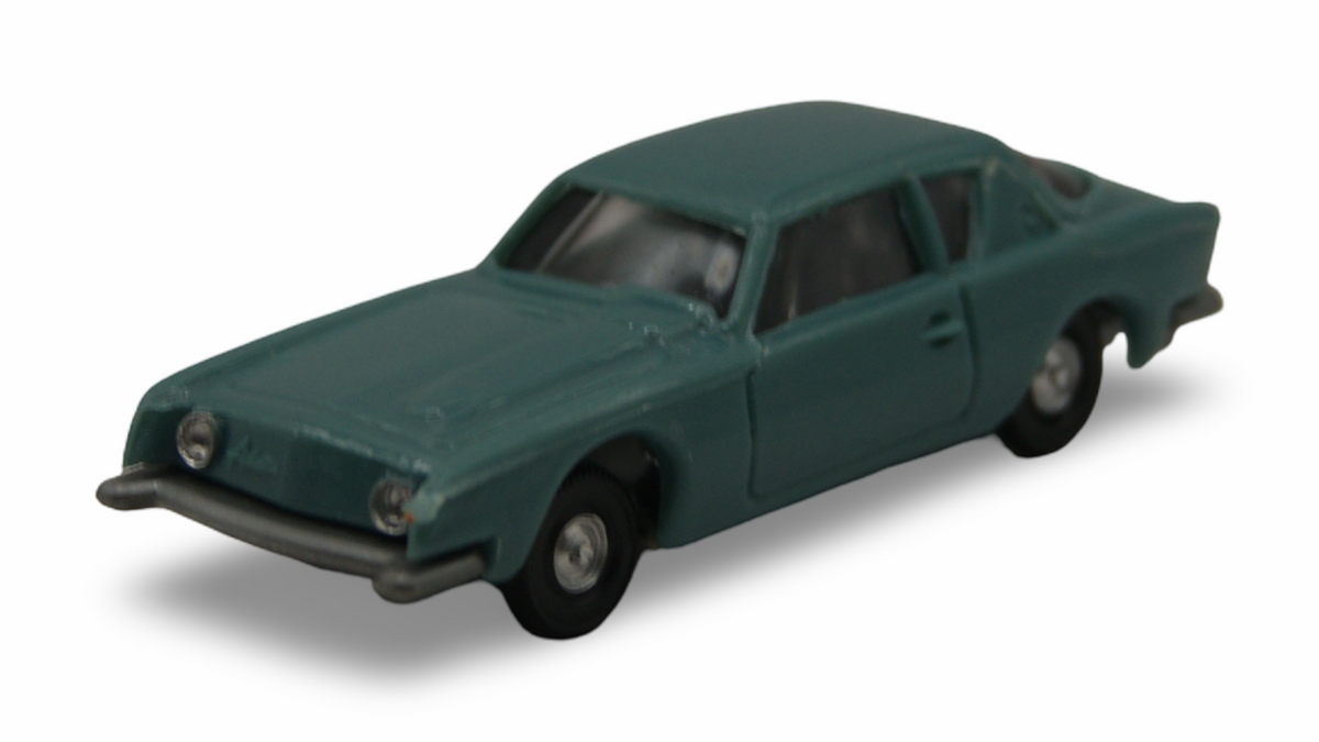 EKO Aston Martin DB4 Coupé Grün 1:87 H0 Vintage Modellauto Spain