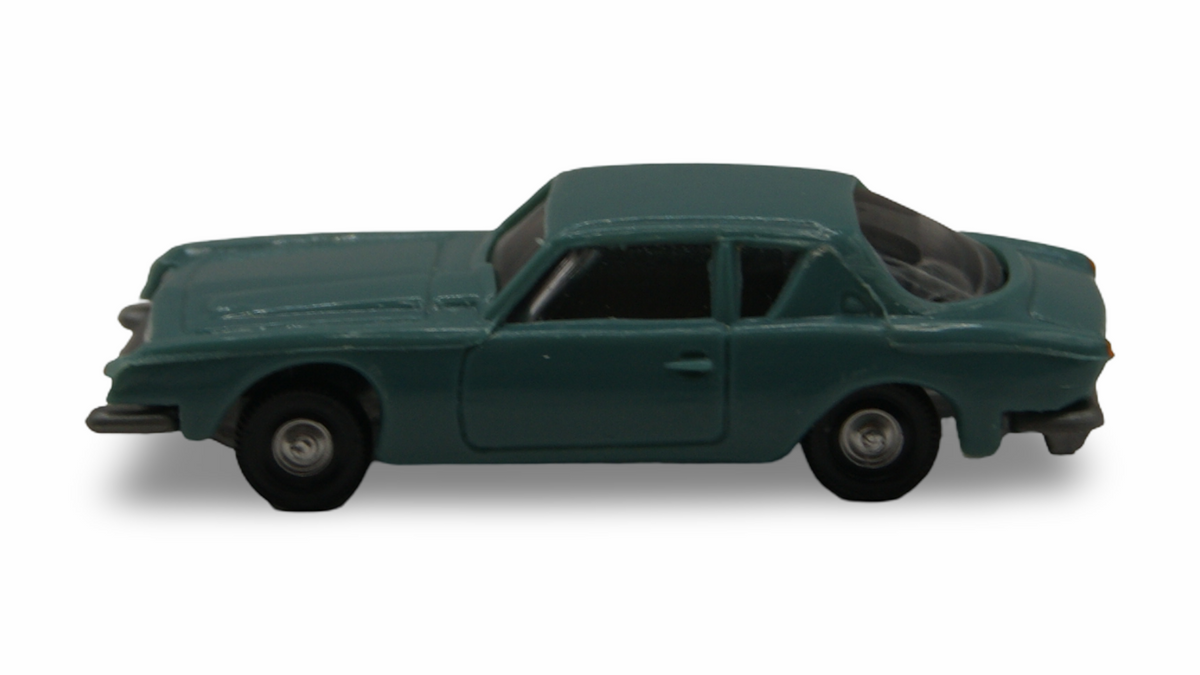 EKO Aston Martin DB4 Coupé Grün 1:87 H0 Vintage Modellauto Spain