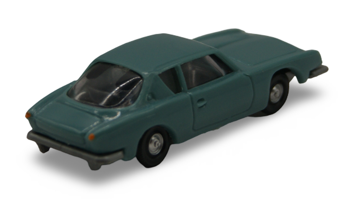 EKO Aston Martin DB4 Coupé Grün 1:87 H0 Vintage Modellauto Spain