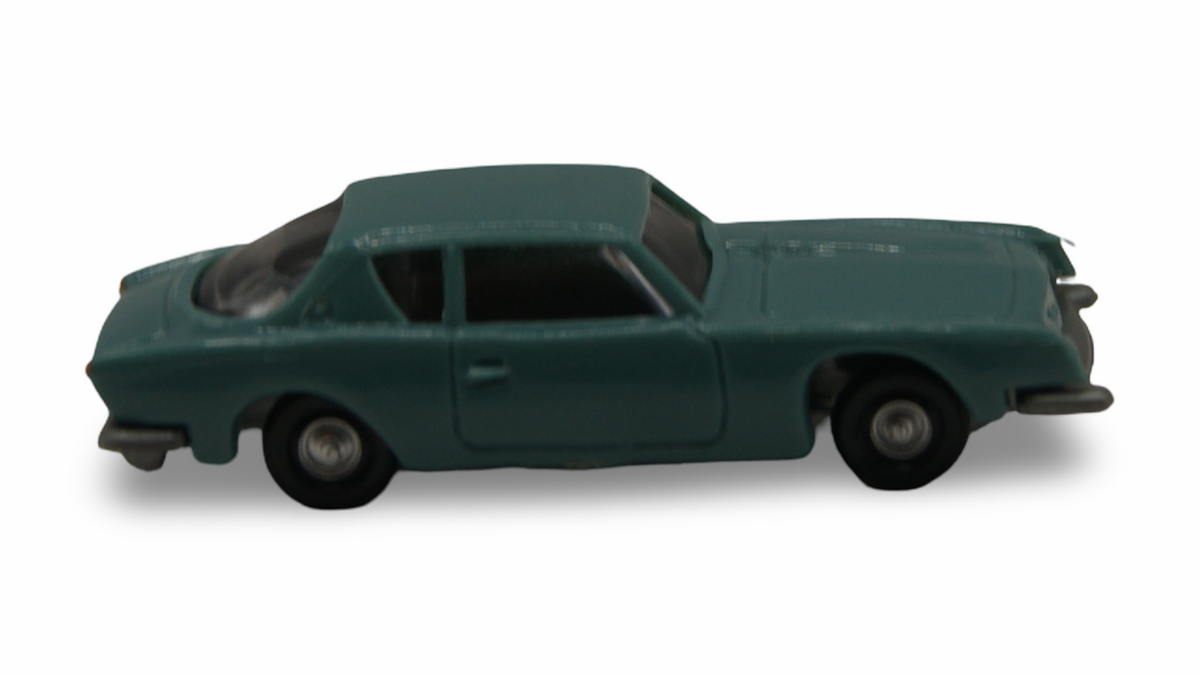 EKO Aston Martin DB4 Coupé Grün 1:87 H0 Vintage Modellauto Spain
