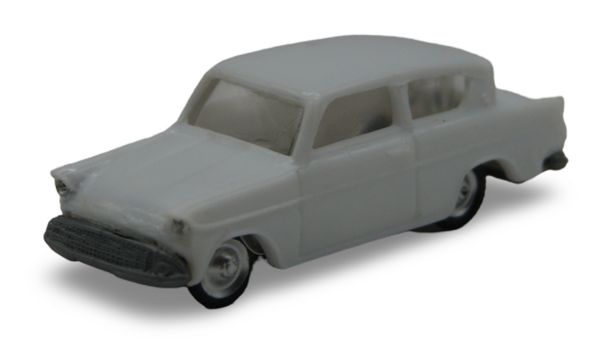 EKO Ford Taunus 17M P2 Barocktaunus Weiß 1:87 H0 Vintage Spain
