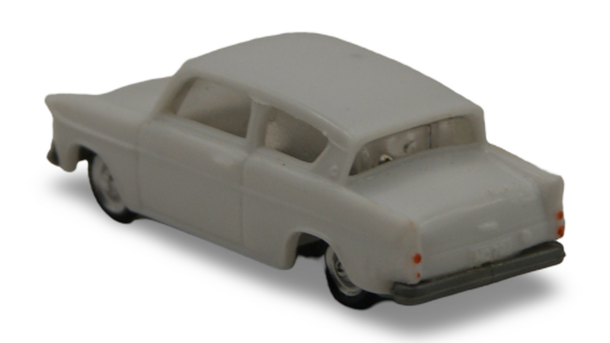 EKO Ford Taunus 17M P2 Barocktaunus Weiß 1:87 H0 Vintage Spain