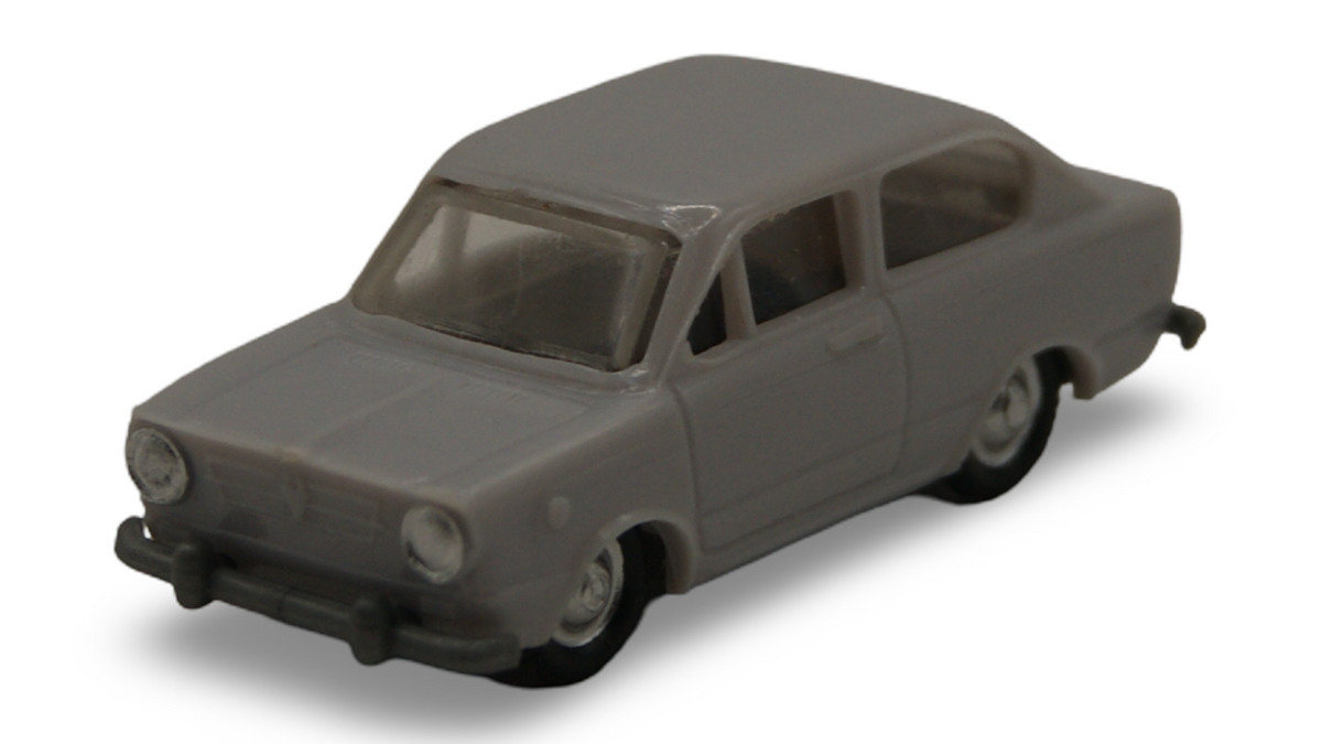 EKO Fiat 850 Limousine Grau 1:87 H0 Vintage Modellauto Made in Spain