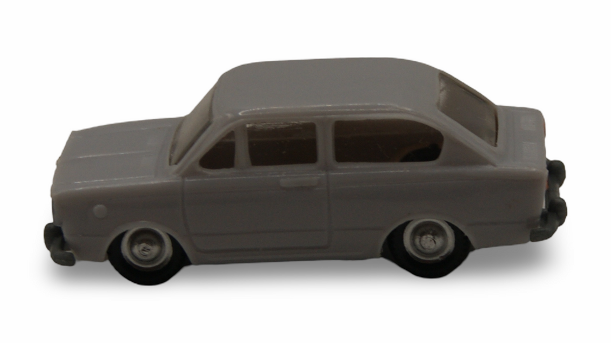 EKO Fiat 850 Limousine Grau 1:87 H0 Vintage Modellauto Made in Spain