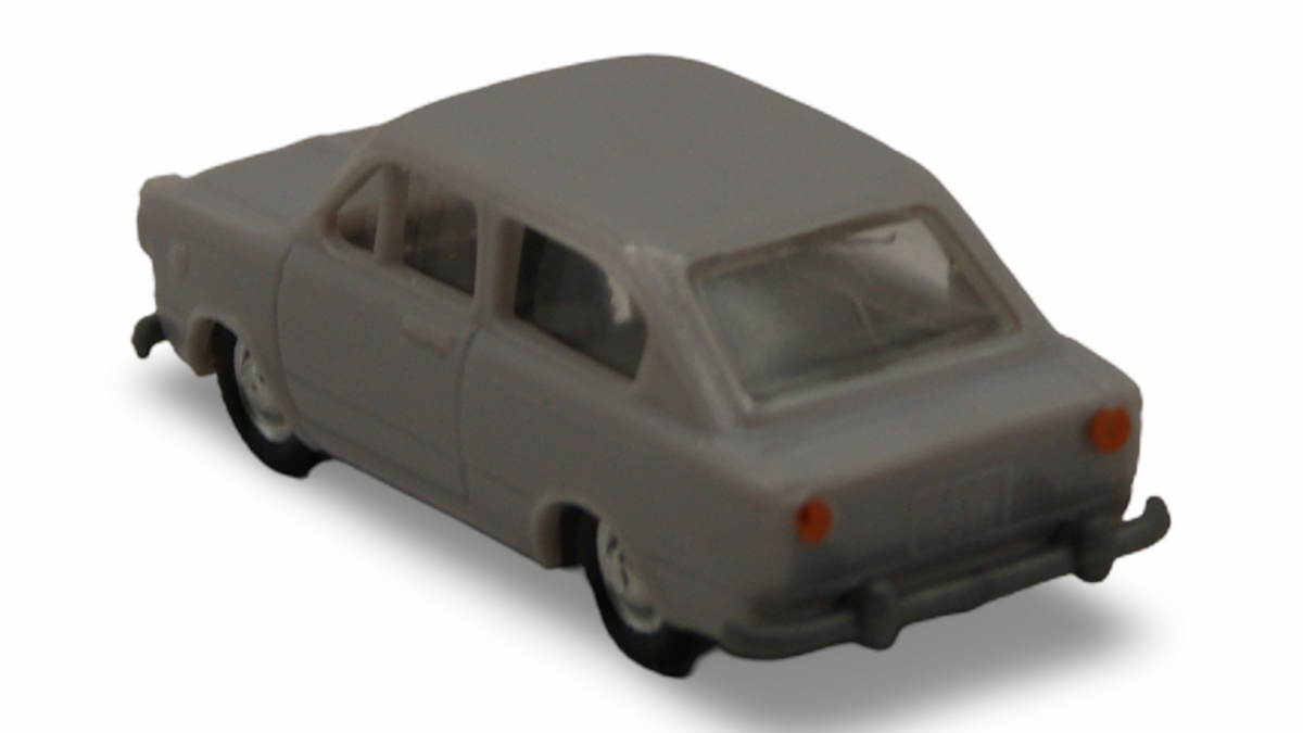 EKO Fiat 850 Limousine Grau 1:87 H0 Vintage Modellauto Made in Spain