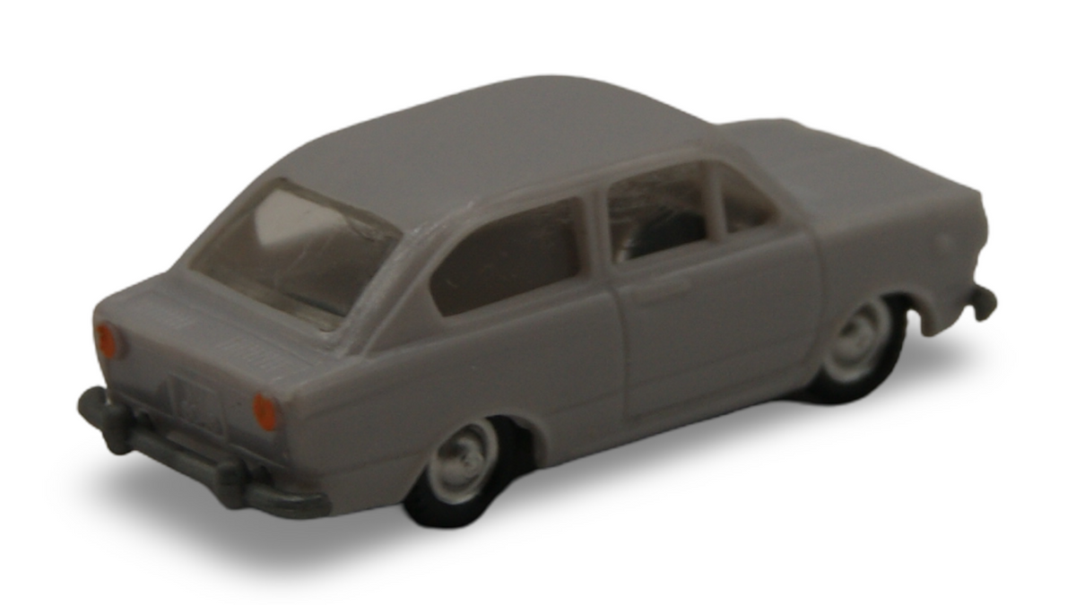 EKO Fiat 850 Limousine Grau 1:87 H0 Vintage Modellauto Made in Spain