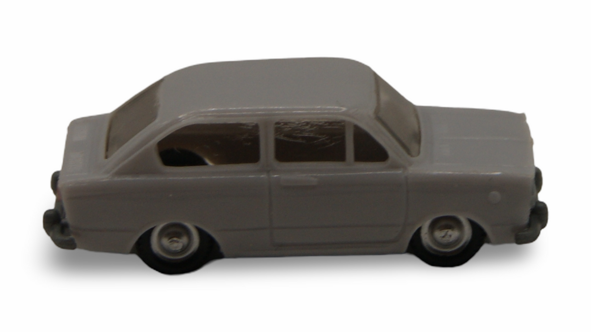 EKO Fiat 850 Limousine Grau 1:87 H0 Vintage Modellauto Made in Spain