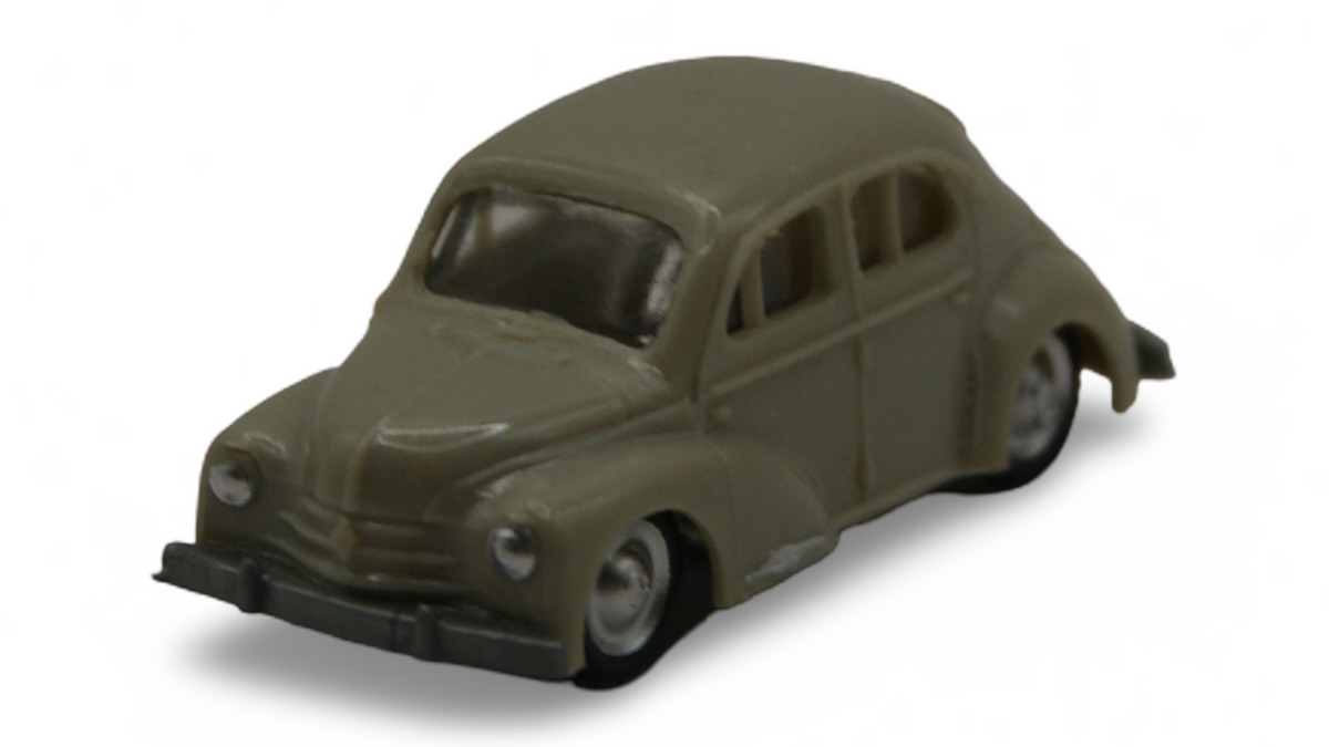 EKO Renault 4CV Grau 1:87 H0 Vintage Modellauto Made in Spain