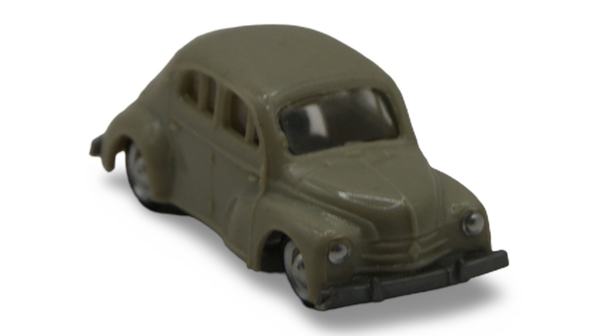 EKO Renault 4CV Grau 1:87 H0 Vintage Modellauto Made in Spain