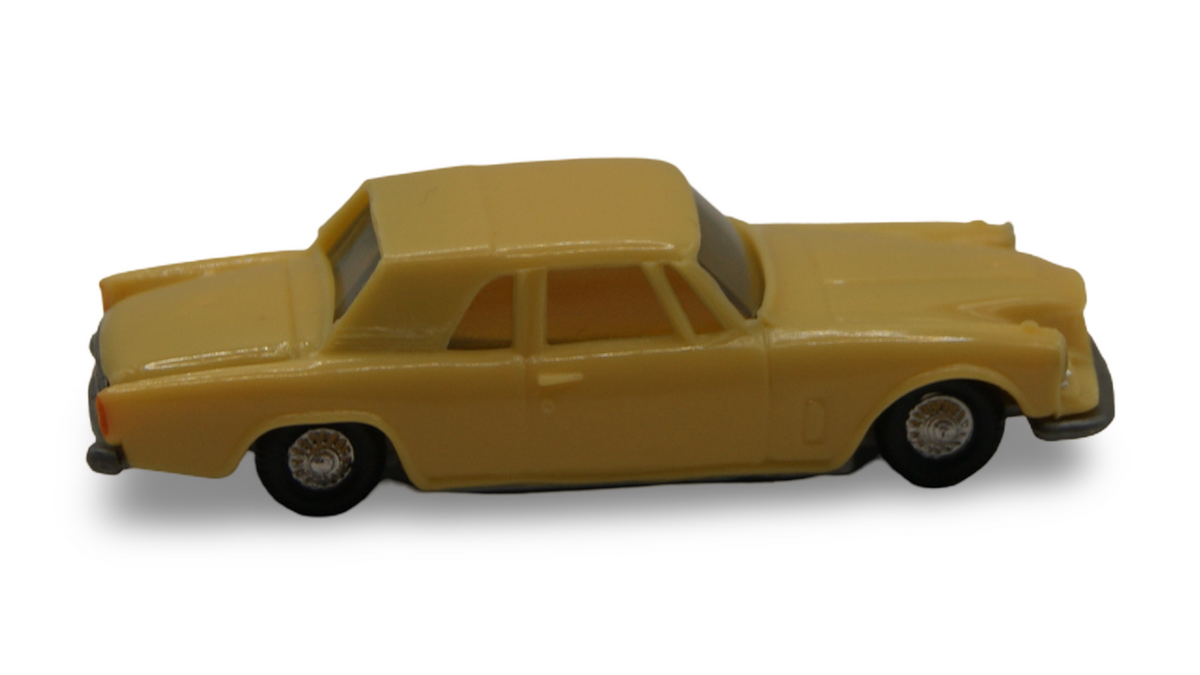 EKO Studebaker Hawk Coupé Gelb 1:87 H0 Vintage Modellauto Made in Spain