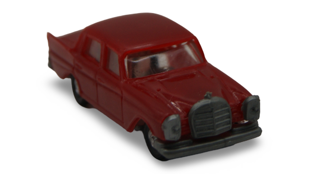 EKO Mercedes-Benz 220 Heckflosse Rot 1:87 H0 Vintage Made in Spain