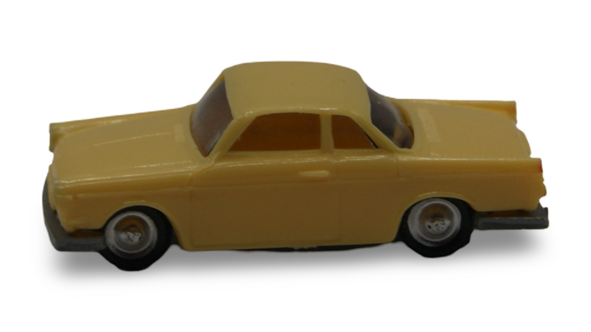 EKO Volvo P1800 Coupé Gelb 1:86 H0 Vintage Modellauto Made in Spain