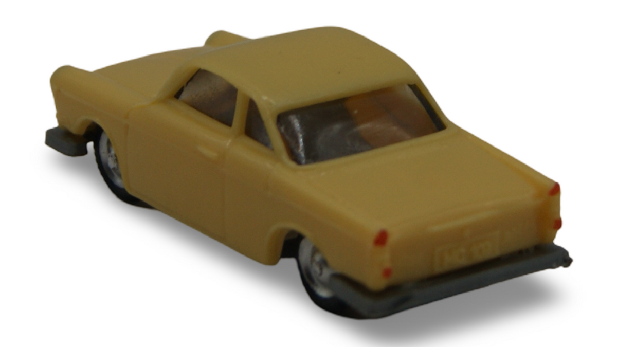 EKO Volvo P1800 Coupé Gelb 1:86 H0 Vintage Modellauto Made in Spain