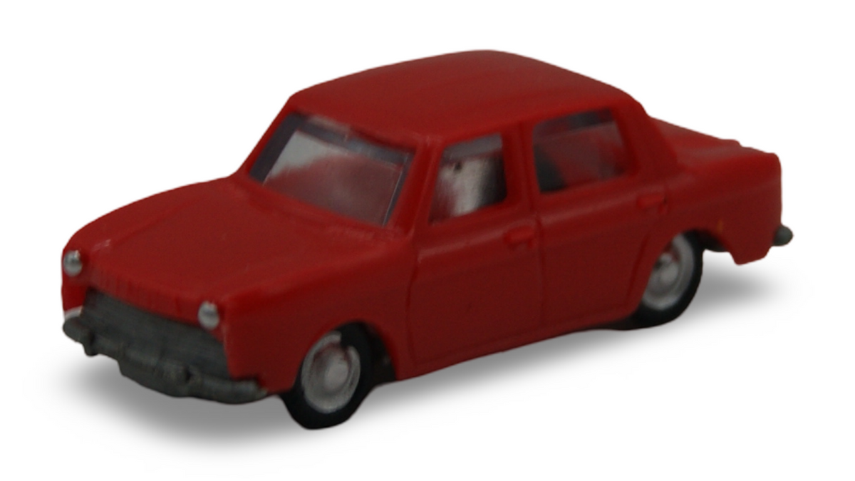 EKO Renault 8 R8 Limousine Rot 1:87 H0 Vintage Modellauto Made in Spain