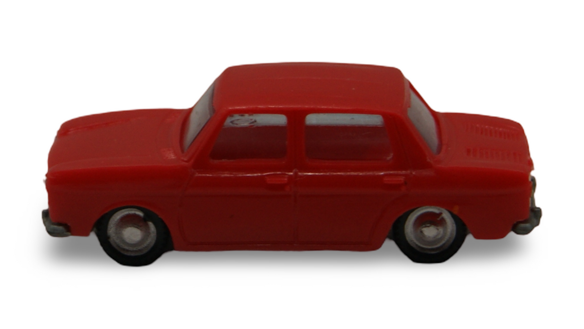 EKO Renault 8 R8 Limousine Rot 1:87 H0 Vintage Modellauto Made in Spain