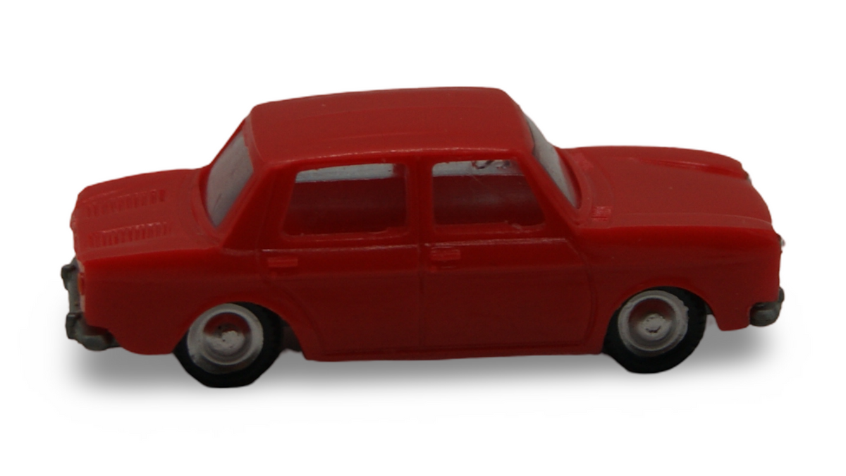 EKO Renault 8 R8 Limousine Rot 1:87 H0 Vintage Modellauto Made in Spain