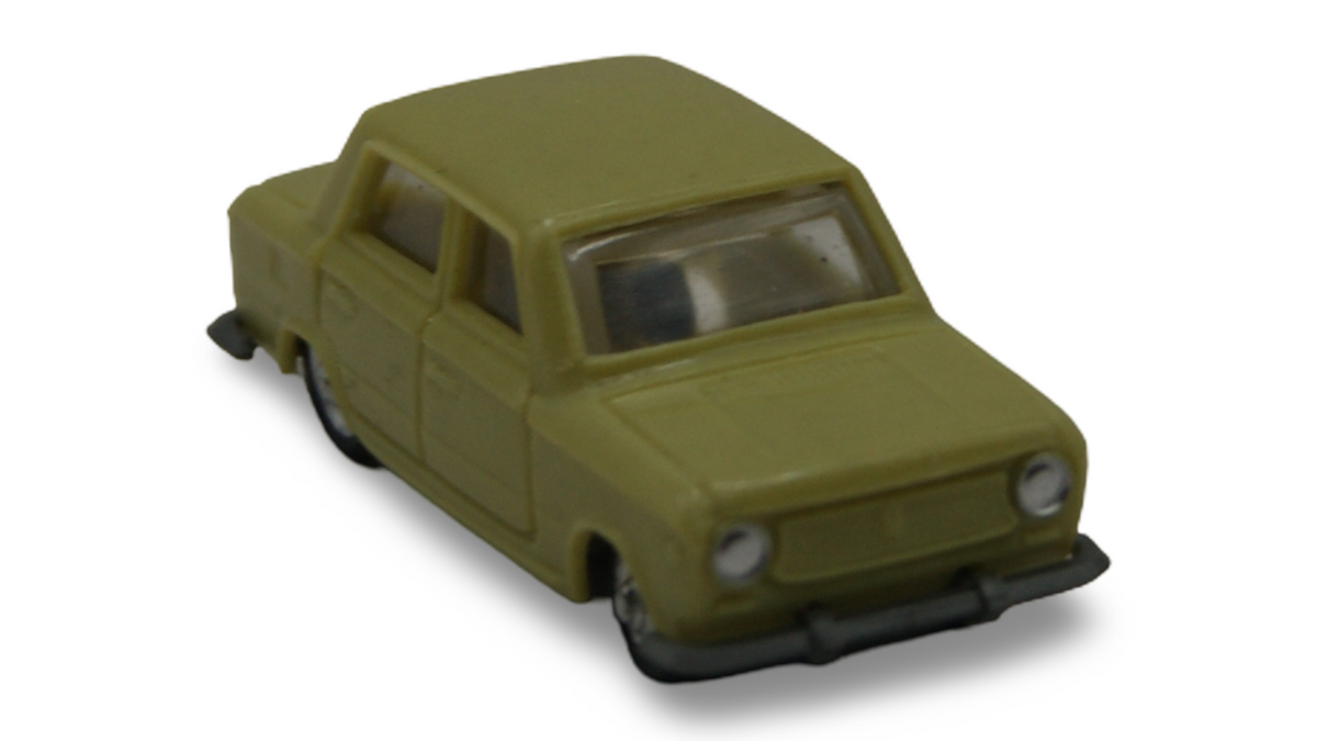 EKO SEAT 124 Limousine Beige 1:87 H0 Vintage Modellauto Made in Spain