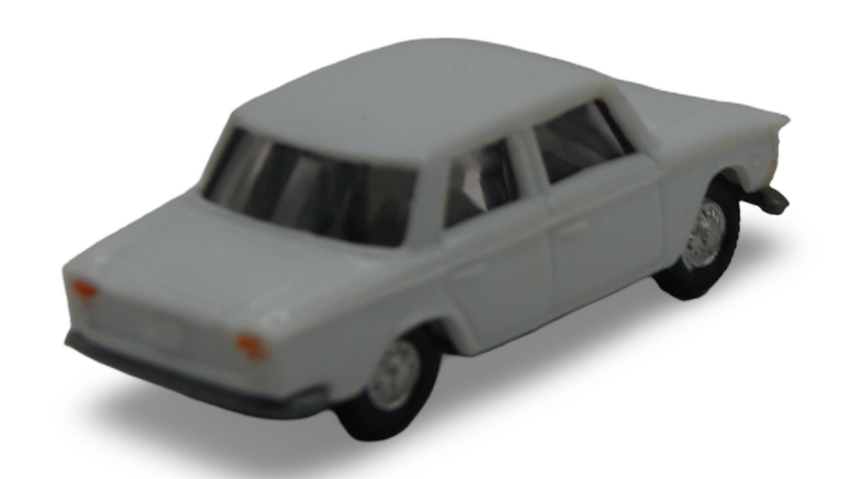 EKO Fiat 1500 Limousine Weiß 1:87 H0 Vintage Modellauto Made in Spain