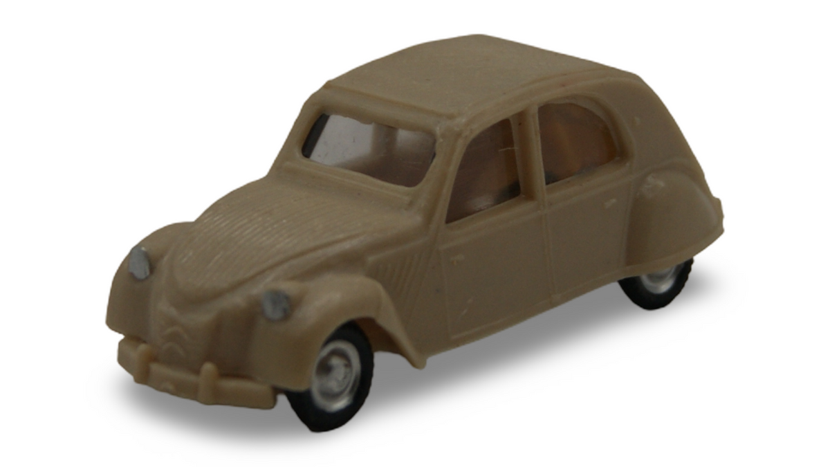 EKO Citroën 2CV Ente Beige 1:88 H0 Vintage Modellauto Made in Spain