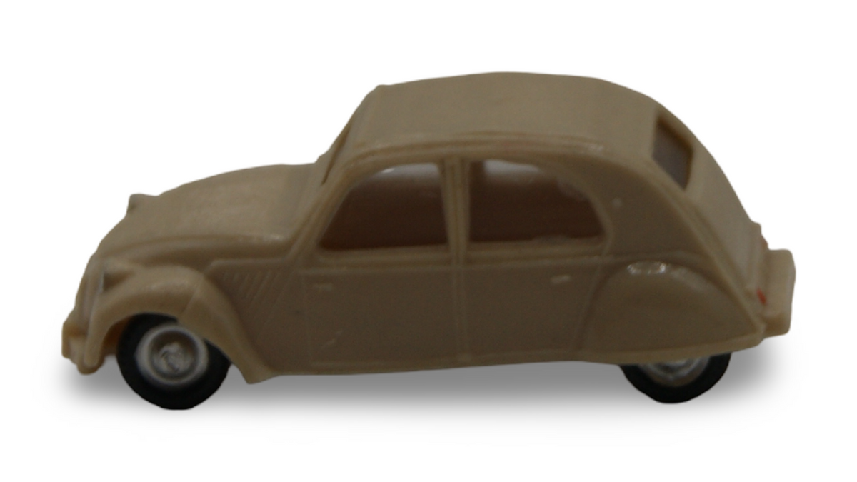 EKO Citroën 2CV Ente Beige 1:88 H0 Vintage Modellauto Made in Spain