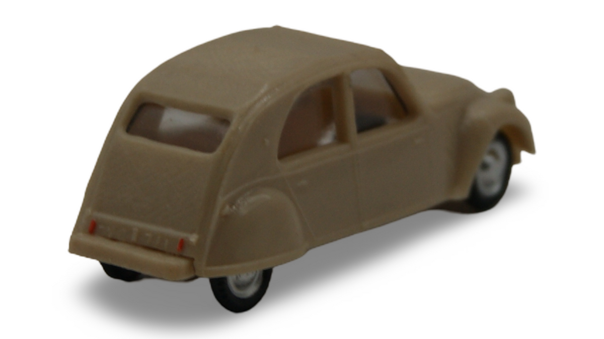 EKO Citroën 2CV Ente Beige 1:88 H0 Vintage Modellauto Made in Spain