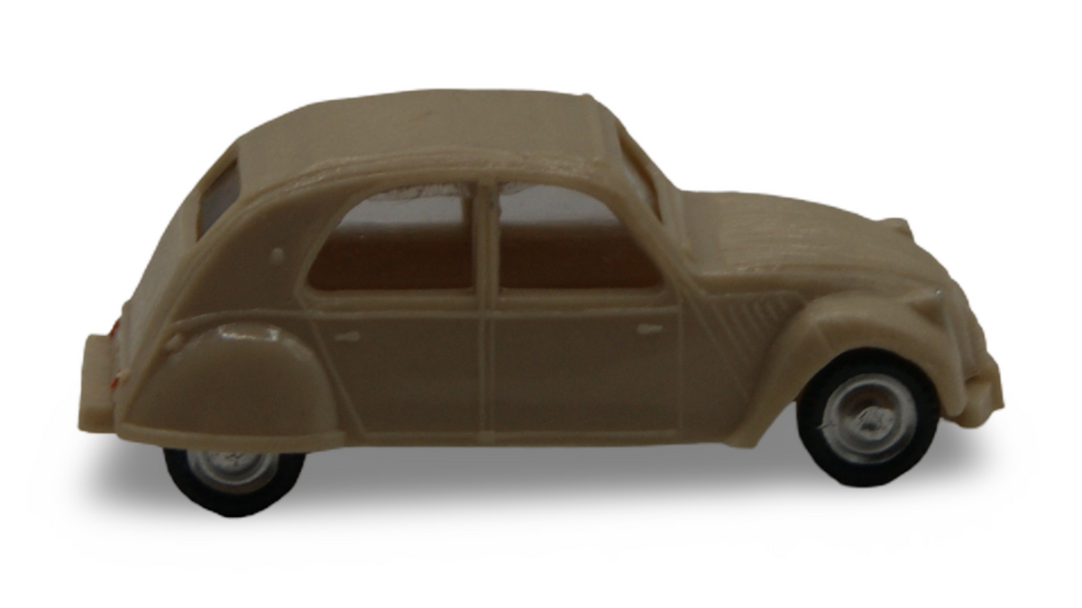 EKO Citroën 2CV Ente Beige 1:88 H0 Vintage Modellauto Made in Spain