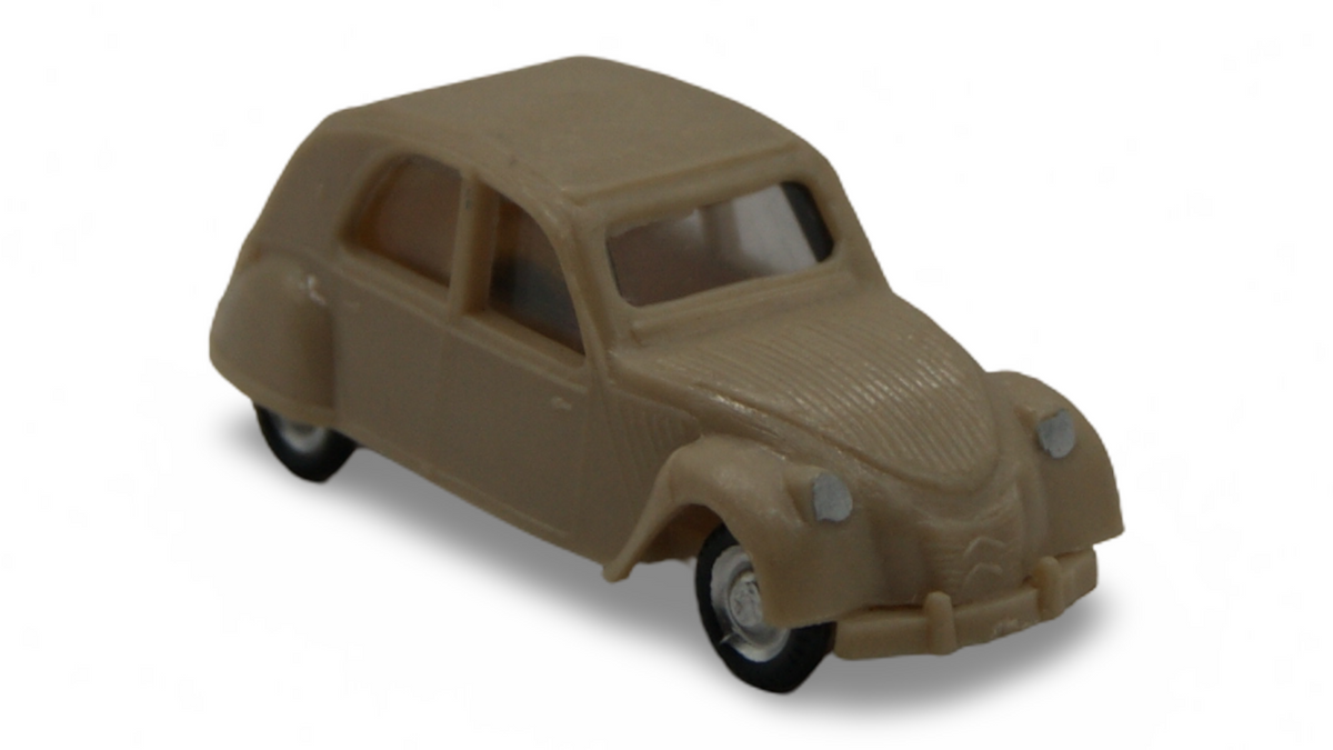 EKO Citroën 2CV Ente Beige 1:88 H0 Vintage Modellauto Made in Spain