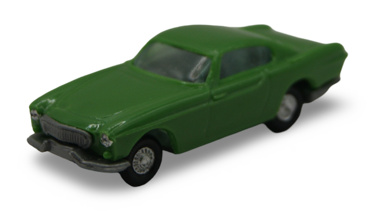 EKO Volvo P1800 Coupé Grün 1:86 H0 Vintage Modellauto Made in Spain