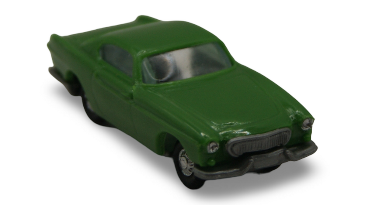 EKO Volvo P1800 Coupé Grün 1:86 H0 Vintage Modellauto Made in Spain