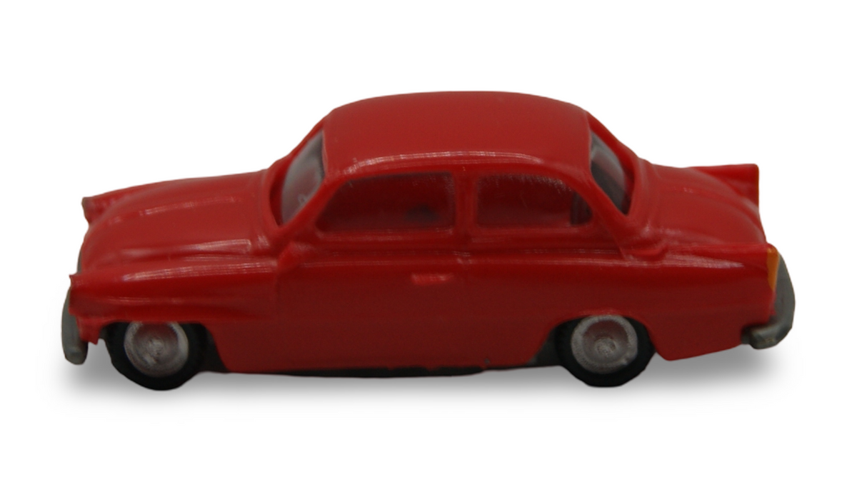 EKO Borgward Isabella Limousine Rot 1:87 H0 Vintage Modellauto Made in Spain
