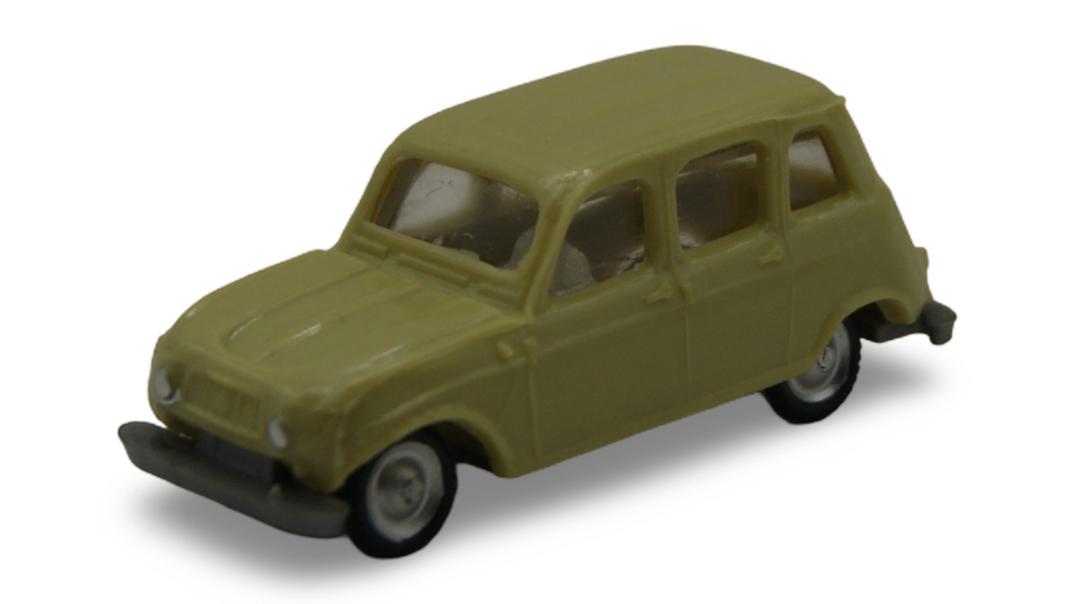EKO Renault 4CV Beige 1:87 H0 Vintage Modellauto Made in Spain