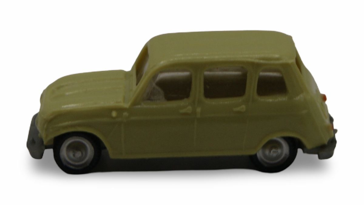 EKO Renault 4CV Beige 1:87 H0 Vintage Modellauto Made in Spain