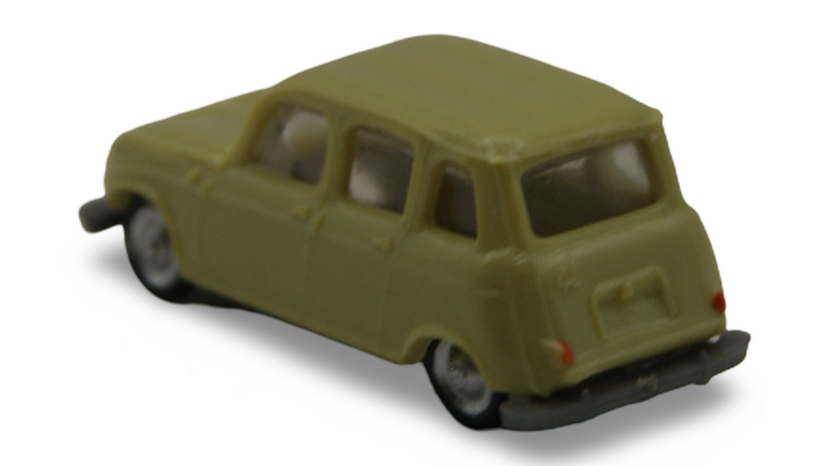 EKO Renault 4CV Beige 1:87 H0 Vintage Modellauto Made in Spain