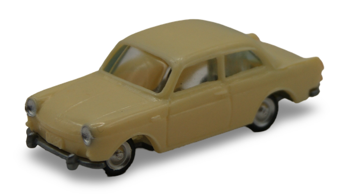 EKO Renault Dauphine Beige 1:88 H0 Vintage Modellauto Made in Spain