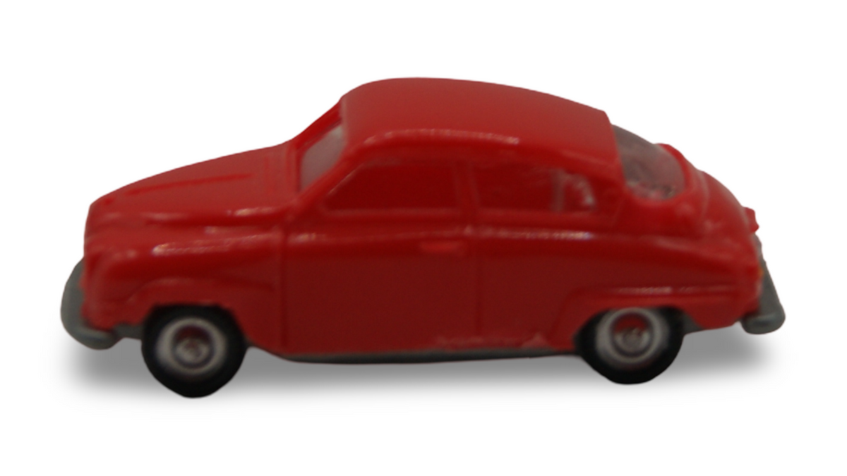 EKO Saab 96 Rot 1:87 H0 Vintage Modellauto Made in Spain