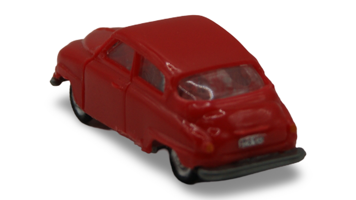 EKO Saab 96 Rot 1:87 H0 Vintage Modellauto Made in Spain